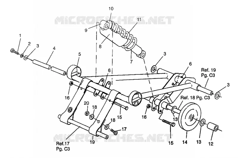 ANTERIORE COPPIA ARM (TOURING) TRAIL TOURING 0972262 and EUROPEAN TRAIL TOURING (4938313831C007)