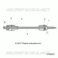 TRASMISSIONE, REAR HALF SHAFT