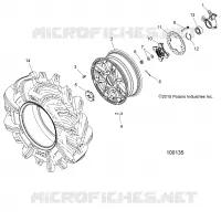 RUOTE, FRONT AND HUB
