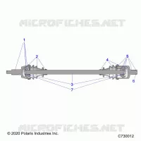 TRASMISSIONE, FRONT HALF SHAFT