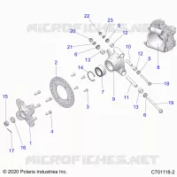 SUSPENSION, PORTAPACCHI POSTERIORE