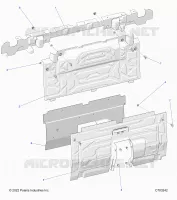 CARROZZERIA POSTERIORE CLOSEOFF, CENTER PANELS