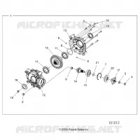 TRASMISSIONE, REAR GEARCASE INTERNALS