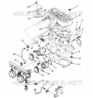 CILINDRO  500 EFI 0952774, EFI SKS 0952574,   EFI SKS PT 0952974, (4929052905C011)