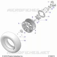 RUOTE, FRONT AND HUB