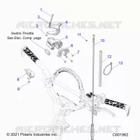 MOTORE, THROTTLE CONTROL ASM.