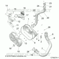 DRIVE TRAIN, COPERCHIO FRIZIONE AND DUCTING