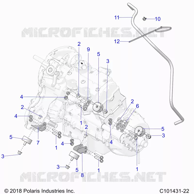 ENGINE, MOUNTING AND TRASMISSIONE MOUNTING