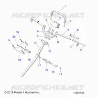 STEERING, HANDLEBAR, STERZO POST