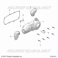 DRIVE TRAIN, COPERCHIO FRIZIONE AND DUCTING