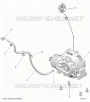 TRASMISSIONE, FRONT GEARCASE MOUNTING