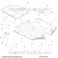 CHASSIS, SCIARED PLATES
