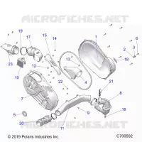 TRASMISSIONE, CLUTCH COVER AND DUCTING