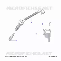 ELETTRICO, IGNITION COIL, WIRE AND SPARK PLUG