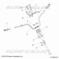 TIMONE, HANDLEBAR AND CLAMPS