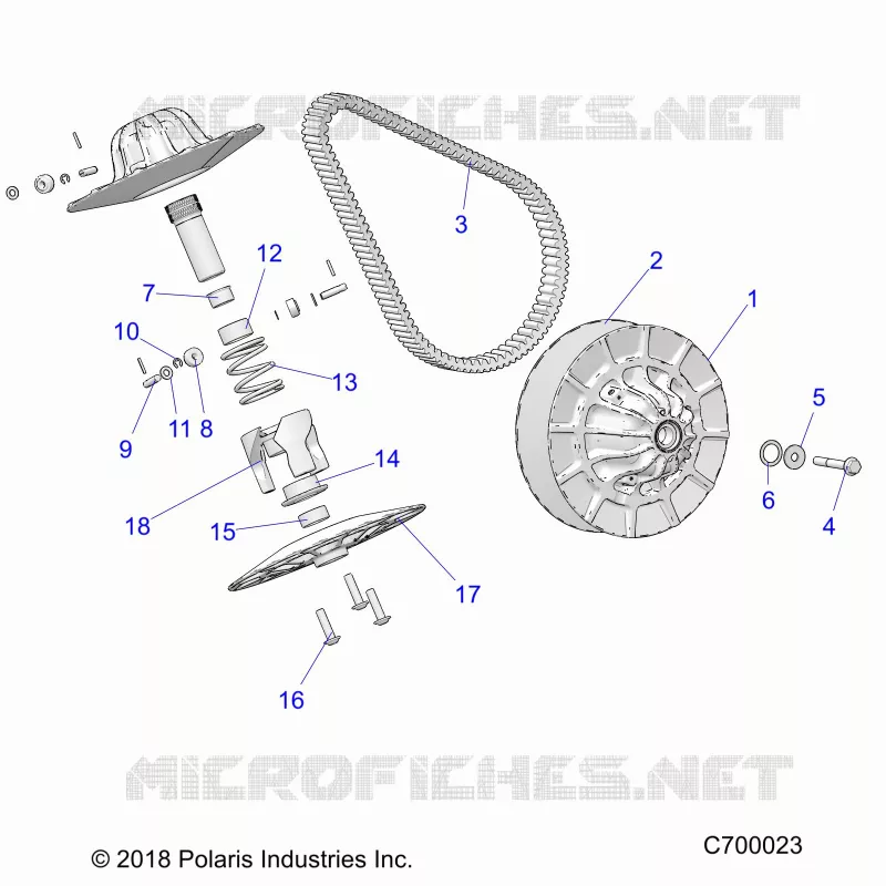 TRASMISSIONE, SECONDARY CLUTCH