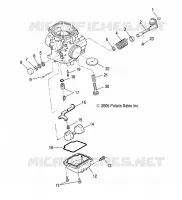 MOTORE, CARBURATORE, LOWER