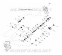 TRASMISSIONE, PRINCIPALE SCATOLA INGRANAGGI INTERNALS