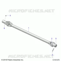 TRASMISSIONE, PROP SHAFT, FRONT