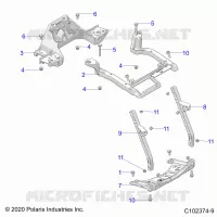 RACK ANTERIORE SUPPORT