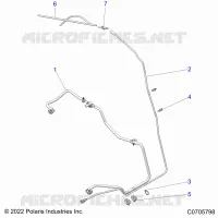SISTEMA DI ALIMENTAZIONE CARBURANTES, FUEL LINES, STD.