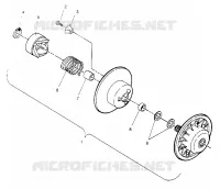 FRIZIONE DRIVEN ASSEMBLY SPORT 0950443, SPORT TOURING 0950243  and EUROPEAN S (4928822882C006)
