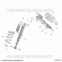 SUSPENSION, SHOCK ANTERIORE MOUNTING