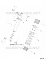 SUSPENSION, SHOCK ANTERIORE MOUNTING