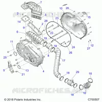 DRIVE TRAIN, COPERCHIO FRIZIONE AND DUCTING