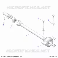 TRASMISSIONE, MID PROP SHAFT