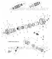 TRASMISSIONE, FRONT SCATOLA DEGLI INGRANAGGI INTERNALS