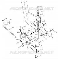 PEDALE   FRENO NORWEGIAN BIG BOSS 6X6 400L N97AE38D (4940814081D01A)