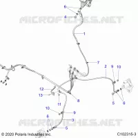 LINEE FRENO, FRONT