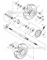 RUOTA POSTERIORE DRIVE ASSEMBLY (4913521352019A)