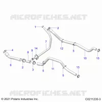 ENGINE, SISTEMA DI RAFFREDDAMENTO, HOSES