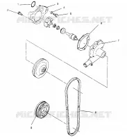 POMPA DELL'ACQUA  500 EFI 0952774, EFI SKS 0952574,   EFI SKS PT 0952974, and EUR (4929052905C012)