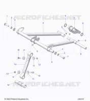 SUSPENSION, ANTERIORE COPPIA ARM