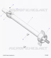 TRASMISSIONE, PROP SHAFT,MID, BEARING