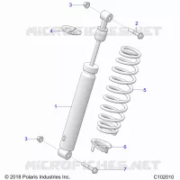SUSPENSION, AMMORTIZZATORE POSTERIORE