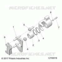 BRAKES, PINZA POSTERIORE