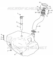 CARBURANTE TANK HURRICANE B964466 and Intl. HURRICANE I964466 (4935733573A009)