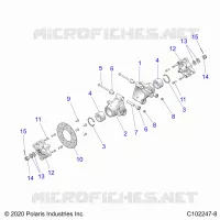 SOSPENSIONE POSTERIORE HUBS, CARRIER AND BRAKE DISC