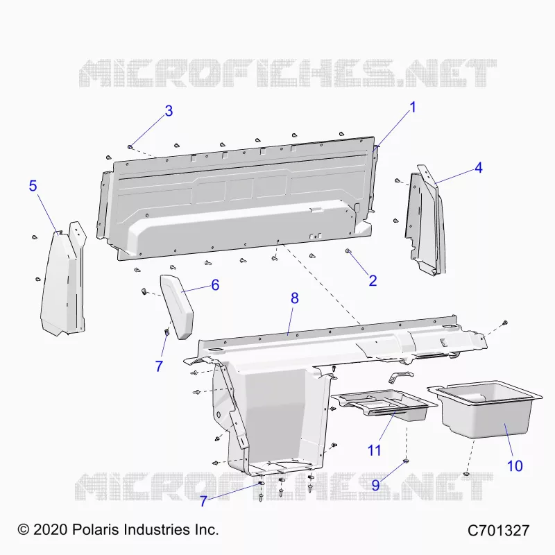 CARROZZERIA POSTERIORE CLOSEOFF, AND FENDERS