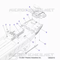 TELAIO, REAR, MISC. COVERS AND SNOWFLAP