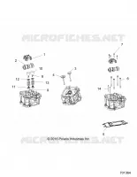 ENGINE, TESTA CILINDRO, CAMS AND VALVES