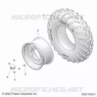 RUOTAS, FRONT TIRE