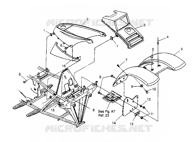 CABINA MONTAGGIO TRAIL BLAZER W957221 (4930363036A005)