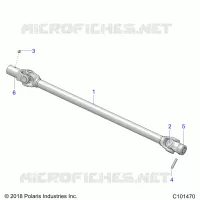 TRASMISSIONE, PROP SHAFT, FRONT