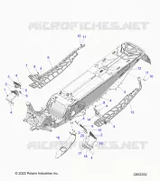CHASSIS, PROTEZIONE FRIZIONE, FOOTRESTS, AND RUNNINGBOARDS