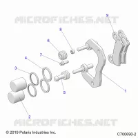 FRENO POSTERIORE CALIPER